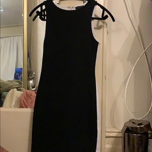 Black /white bodycon dress